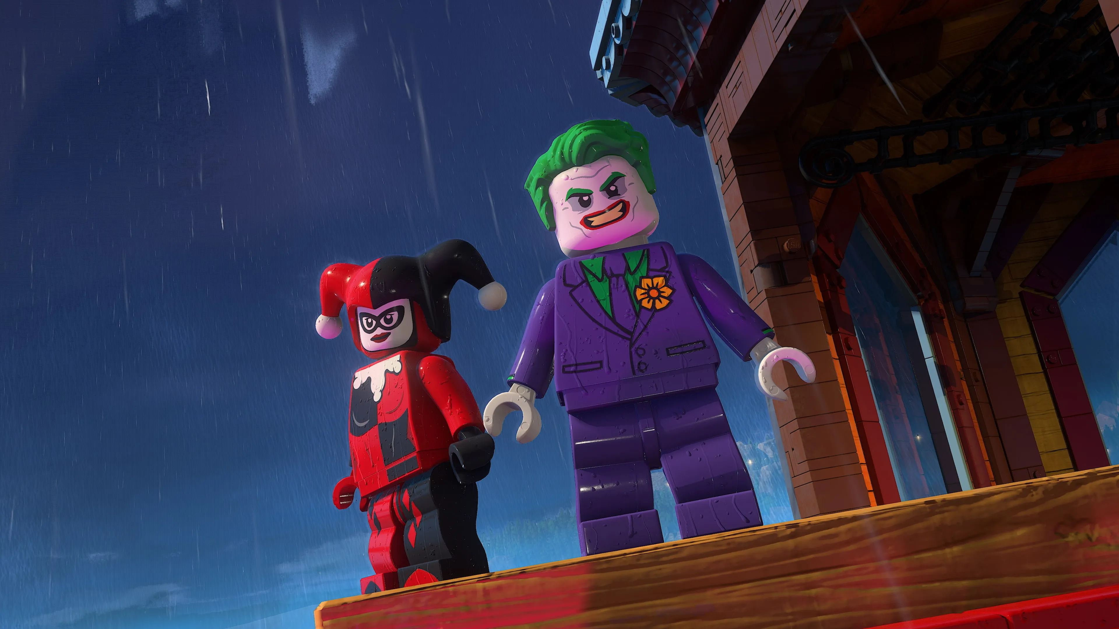 The Joker and Harley Quinn, the Mayhem Collection DLC playable characters arriving in September 2026 for LEGO Batman: Legacy of the Dark Knight