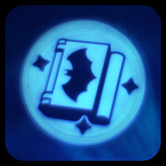A hero can be anyone — official trophy icon for LEGO Batman: Legacy of the Dark Knight trophies (Gold)