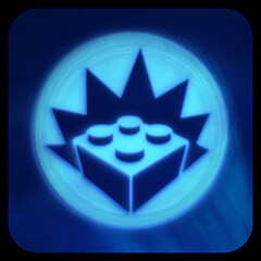 This is too much power for one person — official trophy icon for LEGO Batman: Legacy of the Dark Knight trophies (Silver)
